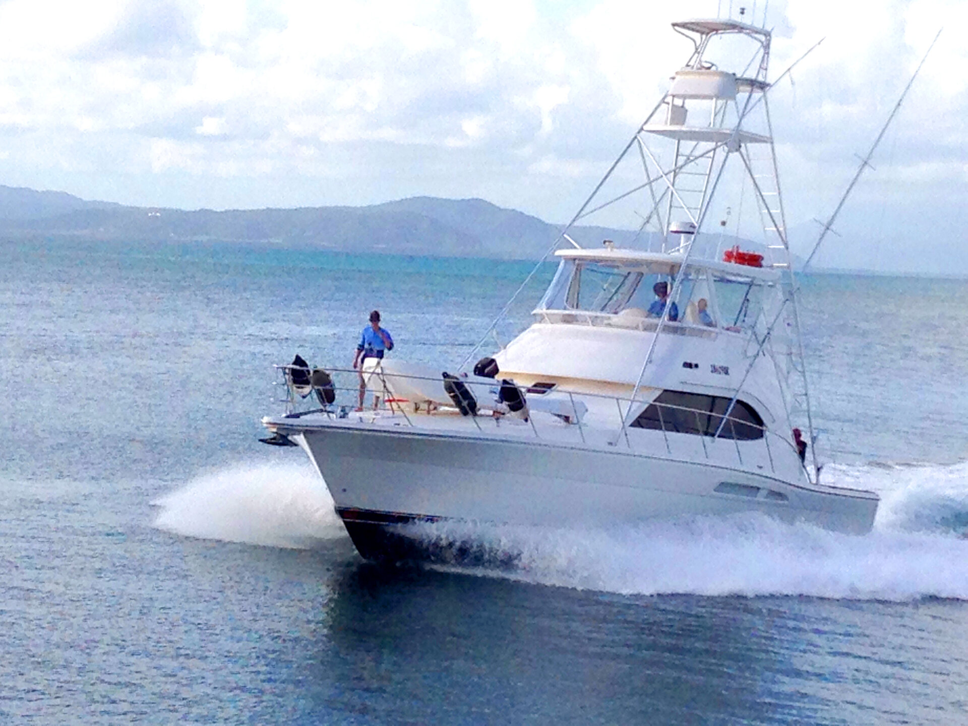 Allure fishing vessel heading out to the Great Barrier Reef