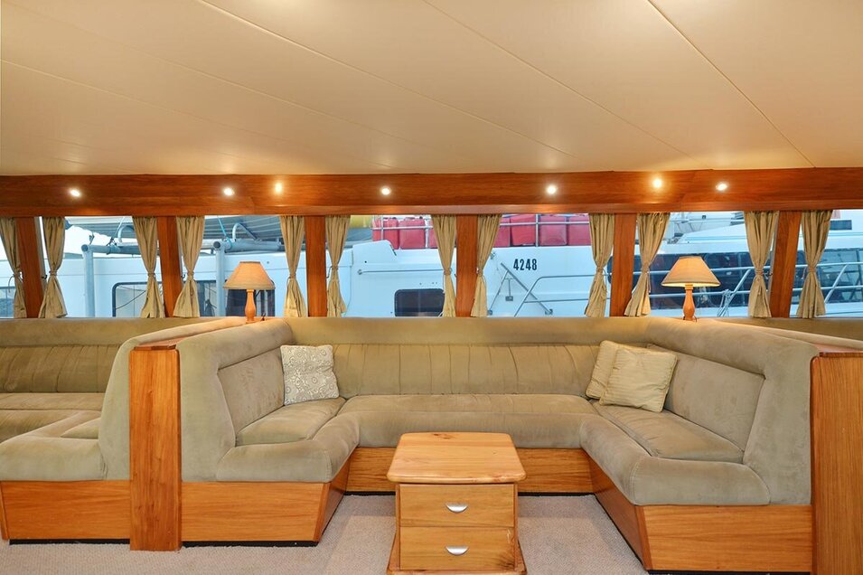 MV Argo boat interior