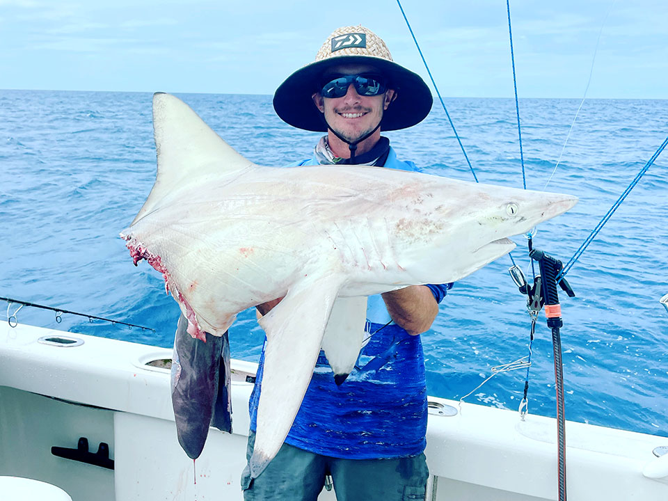 Shark catch of the day for Port au Port woman out cod fishing